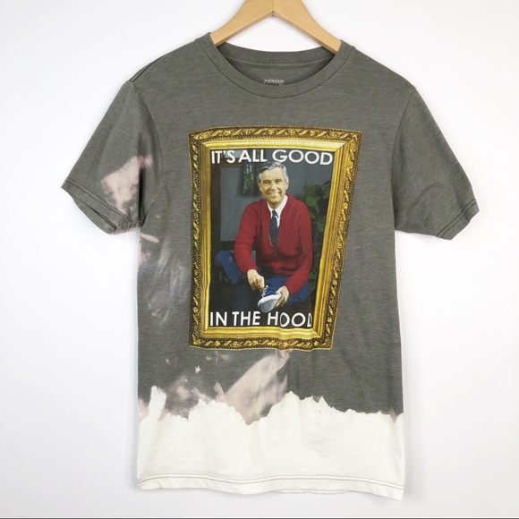 Mister Rogers Neighborhood Bleached Out Tee Shirt - Picture 1 of 6